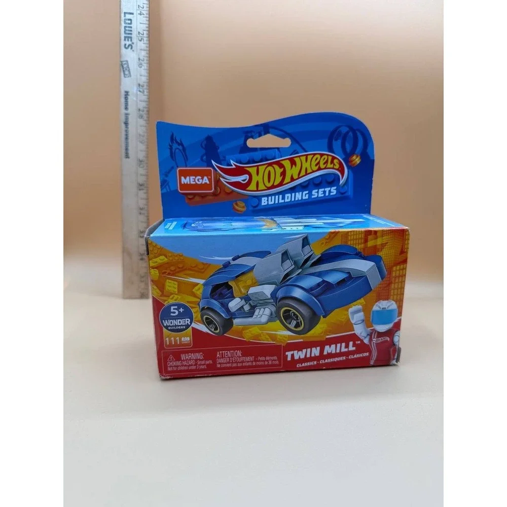 Mega Construx Hot Wheels Twin Mill Construction Set Building Toys for Kids NEW